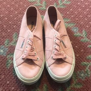 Light pink superga sneakers